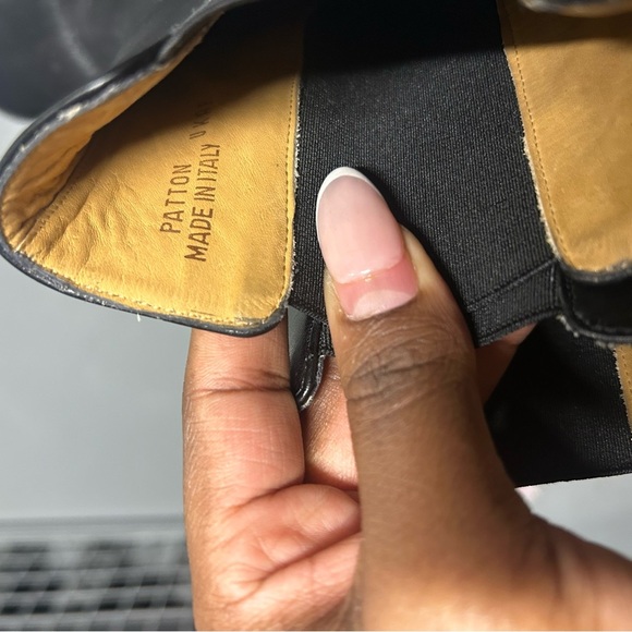 Bally black leather boots made in italy - Picture 4 of 8